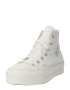 CONVERSE Sneaker înalt 'CHUCK TAYLOR ALL STAR LIFT' albastru deschis / maro / auriu / alb - Pled.ro