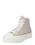 CONVERSE Sneaker înalt 'CHUCK TAYLOR ALL STAR LIFT - E' bej - Pled.ro