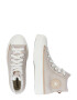 CONVERSE Sneaker înalt 'CHUCK TAYLOR ALL STAR LIFT - E' bej - Pled.ro