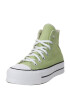 CONVERSE Sneaker înalt 'Chuck Taylor All Star Lift' verde iarbă / negru / alb - Pled.ro