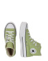 CONVERSE Sneaker înalt 'Chuck Taylor All Star Lift' verde iarbă / negru / alb - Pled.ro