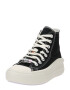 CONVERSE Sneaker înalt 'Chuck Taylor All Star Move' negru / alb - Pled.ro