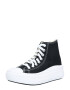 CONVERSE Sneaker înalt negru / alb - Pled.ro