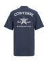 CONVERSE Tricou albastru porumbel / alb - Pled.ro