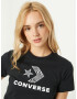 CONVERSE Tricou negru / alb - Pled.ro