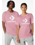 CONVERSE Tricou roz / alb - Pled.ro