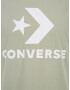 CONVERSE Tricou verde pastel / alb - Pled.ro