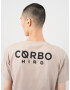 Cørbo Hiro Tricou 'Shibuya' culoarea pielii / negru - Pled.ro