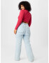 Cotton On Curve Jeans albastru deschis - Pled.ro