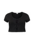 Cotton On Curve Tricou negru - Pled.ro