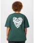 Cotton On Curve Tricou verde smarald / alb - Pled.ro