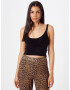 Cotton On Top brodat 'SUPER LUXE FLUFFY CAMI' negru - Pled.ro