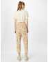 Cream Pantaloni 'Olina' albastru deschis / galben auriu / galben deschis / alb - Pled.ro