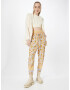 Cream Pantaloni 'Olina' albastru deschis / galben auriu / galben deschis / alb - Pled.ro