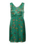 Cream Rochie de cocktail 'Pilou' maro mokka / verde / oliv - Pled.ro