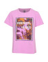 CULTURE Tricou 'Gith Fabulous' mov orhidee / portocaliu homar - Pled.ro