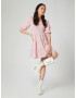 Daahls by Emma Roberts exclusively for ABOUT YOU Rochie 'Sunny' roz / alb - Pled.ro