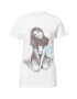 Daisy Street Tricou 'BRITNEY SPEARS' albastru deschis / portocaliu piersică / negru / alb - Pled.ro