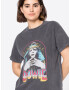 Daisy Street Tricou 'DAVID BOWIE' turcoaz / gri metalic / gri amestecat / roz / alb - Pled.ro