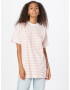 Daisy Street Tricou roz deschis / alb - Pled.ro