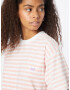 Daisy Street Tricou roz deschis / alb - Pled.ro