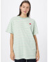 Daisy Street Tricou verde deschis / roșu / alb - Pled.ro