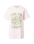 Daisy Street Tricou verde kiwi / roz / negru - Pled.ro