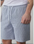 DAN FOX APPAREL Pantaloni 'Nino' albastru / alb - Pled.ro