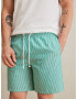 DAN FOX APPAREL Pantaloni 'Nino' verde / alb - Pled.ro