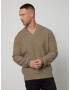 DAN FOX APPAREL Pulover 'Dylan' maro / gri taupe - Pled.ro