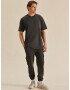 DAN FOX APPAREL Tricou 'Cem' gri metalic - Pled.ro