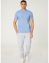 DAN FOX APPAREL Tricou 'Christos' albastru deschis - Pled.ro