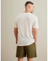 DAN FOX APPAREL Tricou 'Dian' alb murdar - Pled.ro