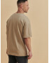 DAN FOX APPAREL Tricou 'Erik' gri taupe - Pled.ro