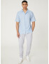 DAN FOX APPAREL Tricou 'Fritz' albastru deschis - Pled.ro