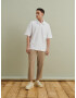 DAN FOX APPAREL Tricou 'Justin' alb - Pled.ro