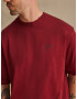 DAN FOX APPAREL Tricou 'Mirac' roșu burgundy - Pled.ro