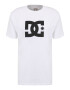 DC Shoes Tricou funcțional 'STAR' negru / alb - Pled.ro