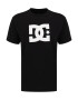 DC Shoes Tricou funcțional 'STAR' negru / alb - Pled.ro