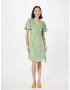 DEDICATED. Rochie 'Kungshamn' verde / verde pastel - Pled.ro