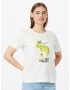 DEDICATED. Tricou 'Mysen Apples' brocart / verde măr / verde deschis / negru / alb - Pled.ro