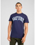 DEDICATED. Tricou 'Nature' albastru / bleumarin / alb murdar - Pled.ro