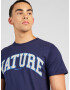 DEDICATED. Tricou 'Nature' albastru / bleumarin / alb murdar - Pled.ro