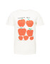 DEDICATED. Tricou 'Stockholm Forbidden Fruit' verde jad / roșu orange / negru / alb - Pled.ro