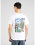 DEDICATED. Tricou 'Stockholm Nature Collage' albastru deschis / gri / verde / alb - Pled.ro