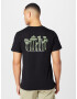 DEDICATED. Tricou 'Stockholm Palm' verde / negru - Pled.ro