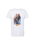 DEDICATED. Tricou 'Stockholm Seinfeld Family' albastru închis / maro / galben / alb - Pled.ro