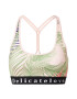 DELICATELOVE Sutien sport 'Shiva Feder' albastru / verde / roz - Pled.ro