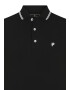 DENIM CULTURE Tricou 'Christiano' negru / alb - Pled.ro