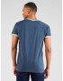 Derbe Tricou 'Lottevoll' bleumarin / gri / alb - Pled.ro